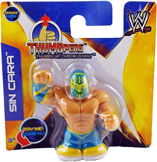 2013 WWE Wicked Cool Toys Thumbpers Series 1 Sin Cara [Carded]