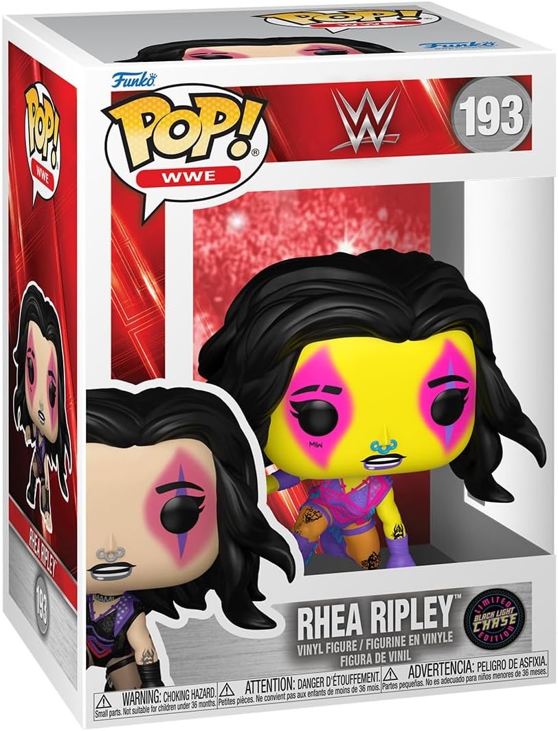2026 WWE Funko POP! Vinyls 193 Rhea Ripley [Black Light Chase]