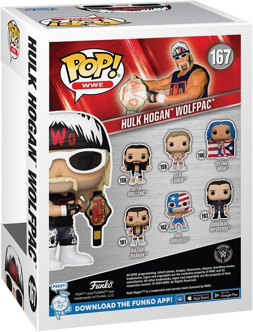 2024 WWE Funko POP! Vinyls 167 Hulk Hogan Wolfpac