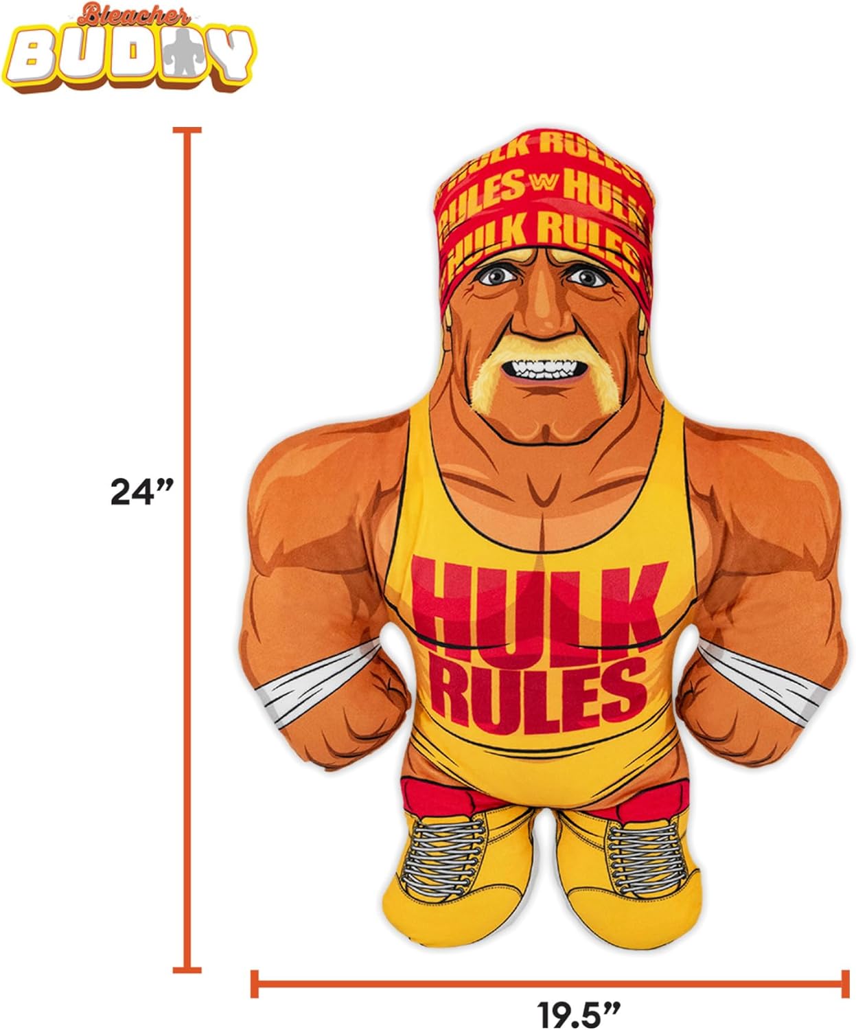 2025 WWE Uncanny Brands 24" Bleacher Buddies Hulk Hogan