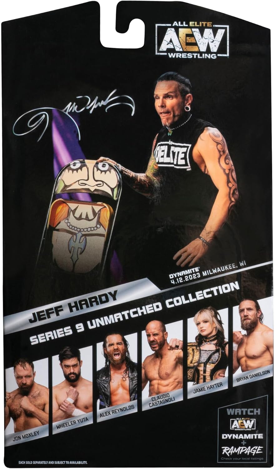 2024 AEW Jazwares Unmatched Collection Series 9 #66 Jeff Hardy