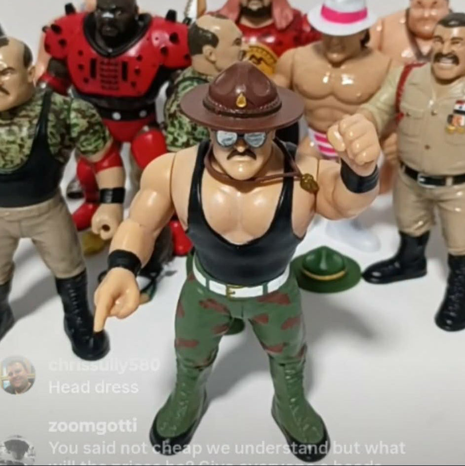 Hasttel Toy Grapplers & Gimmicks Sgt. Slaughter [Throwback Edition]