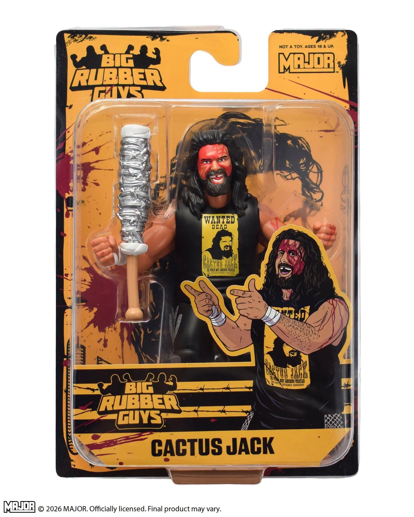 MAJOR Big Rubber Guys Cactus Jack [Bloody]