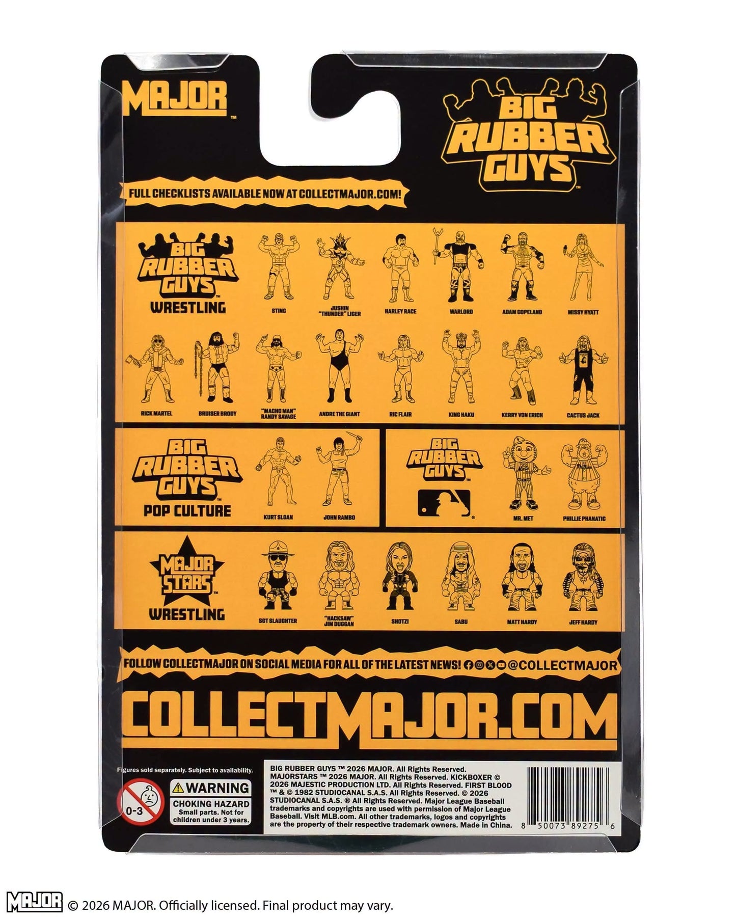 MAJOR Big Rubber Guys Cactus Jack [Bloody]