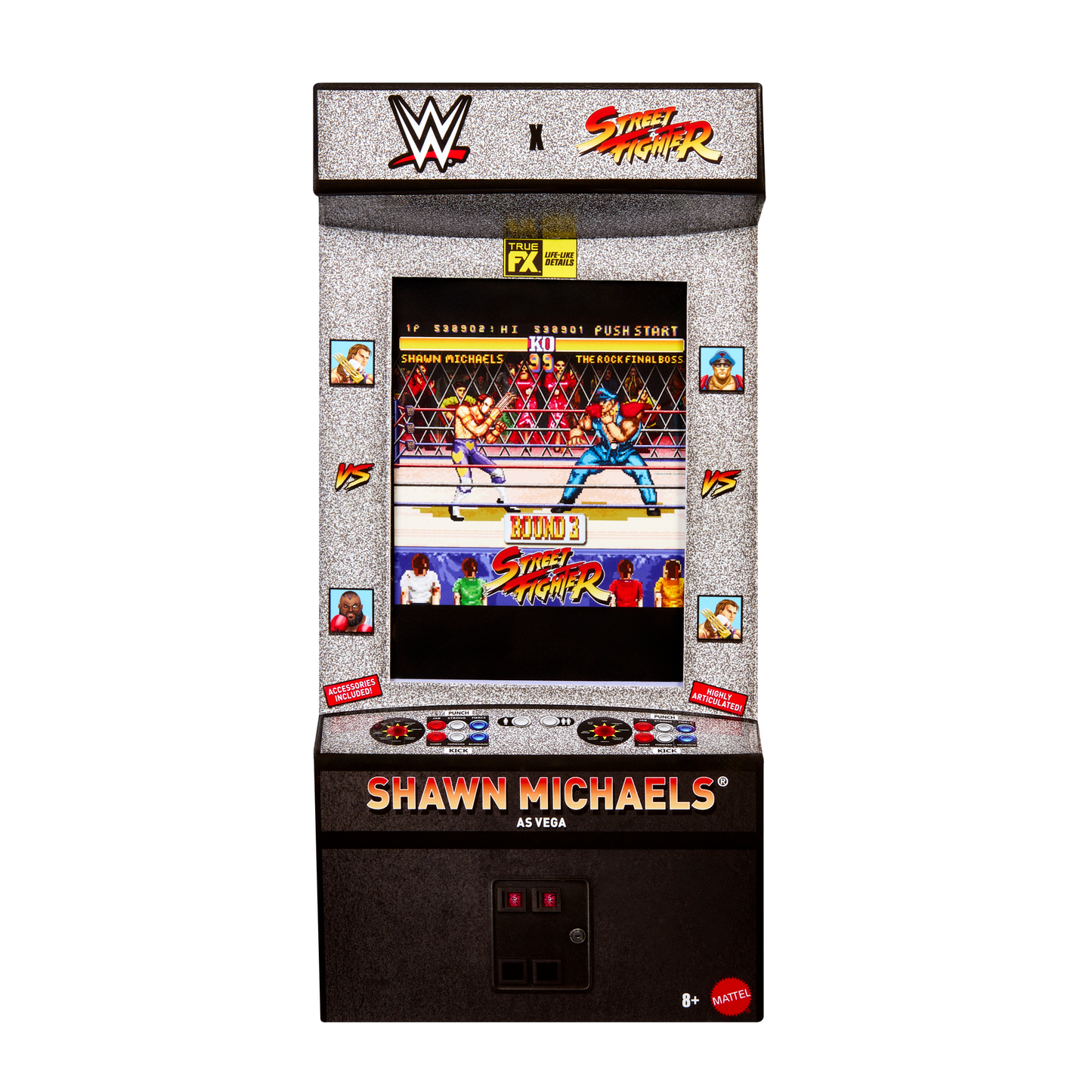 2026 WWE x Street Fighter Elite Collection Series 4 Shawn Michaels as Vega