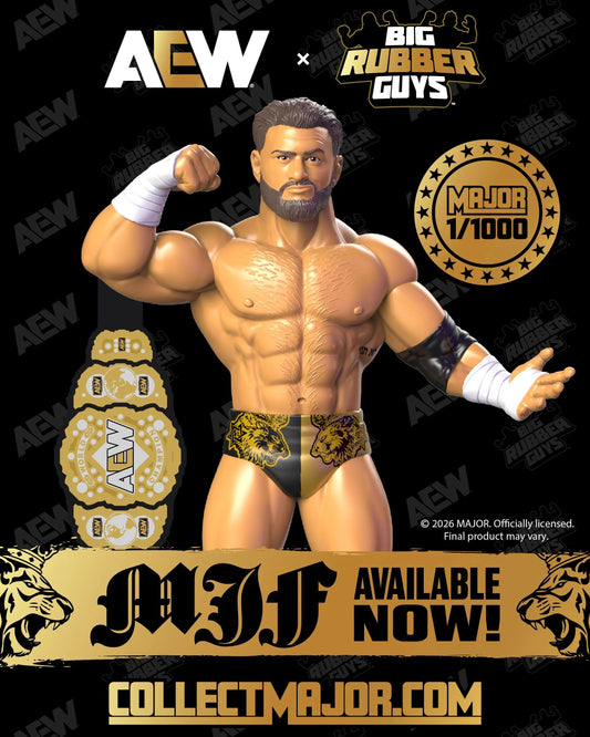2027 MAJOR AEW x Big Rubber Guys MJF [With Black & Gold Tights]
