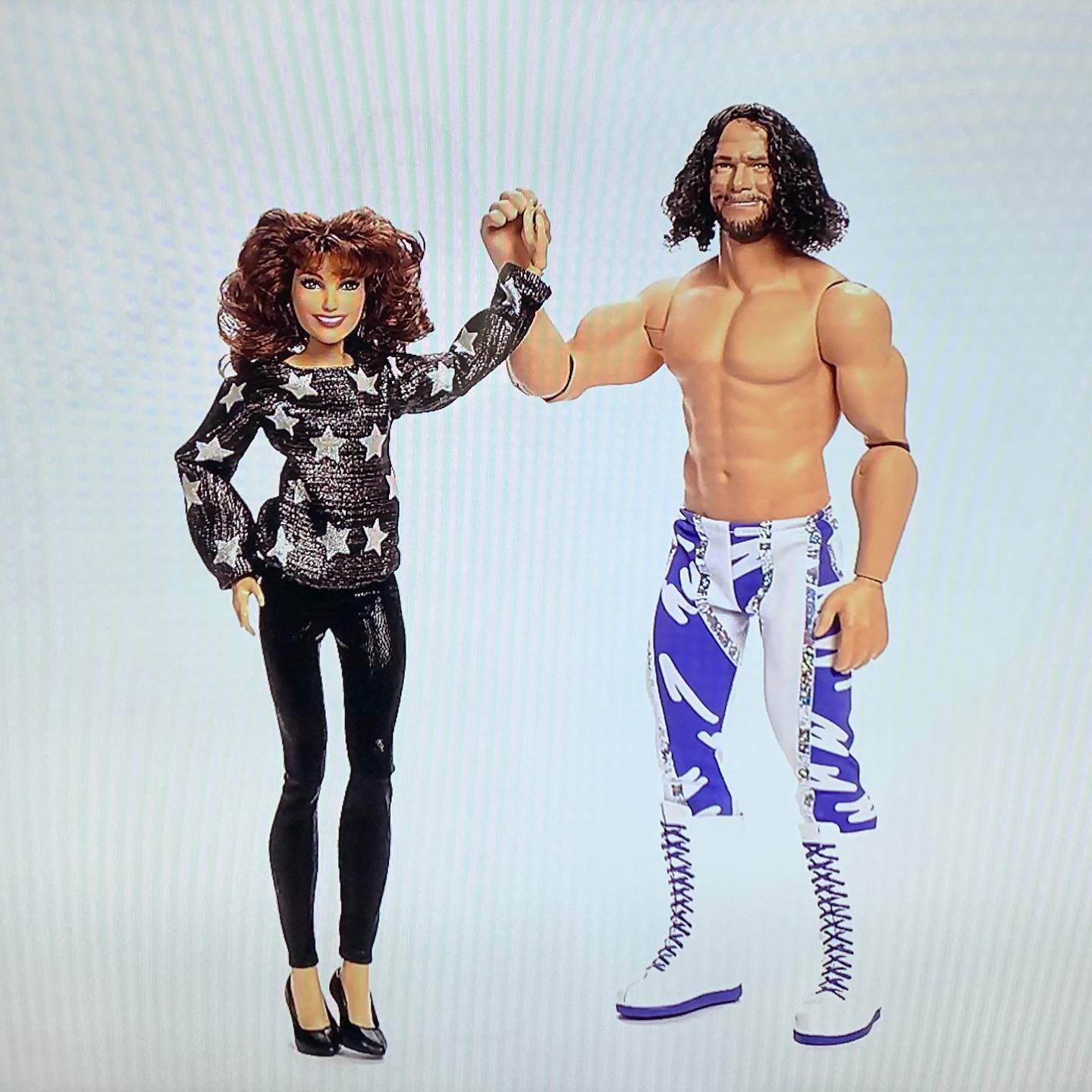 Unreleased WWE Mattel 12" Miss Elizabeth & Macho Man Randy Savage