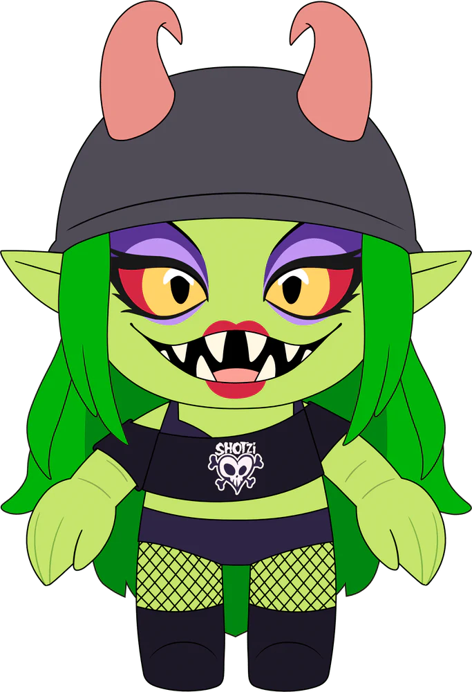 2026 Youtooz 9" Plush Shotzi Blackheart