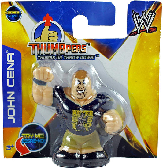 2013 WWE Wicked Cool Toys Thumbpers Series 1 John Cena [Carded]