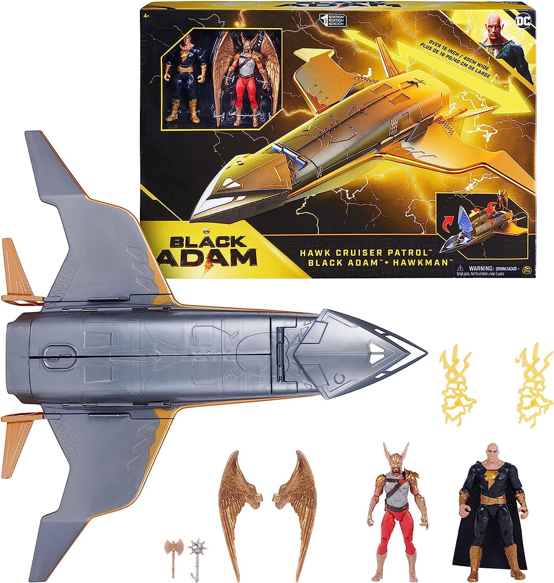 2022 Spin Master Hawk Cruiser Patrol: Black Adam & Hawkman – Wrestling ...
