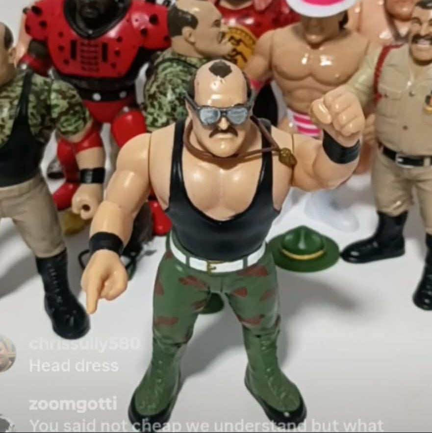 Hasttel Toy Grapplers & Gimmicks Sgt. Slaughter [Throwback Edition]