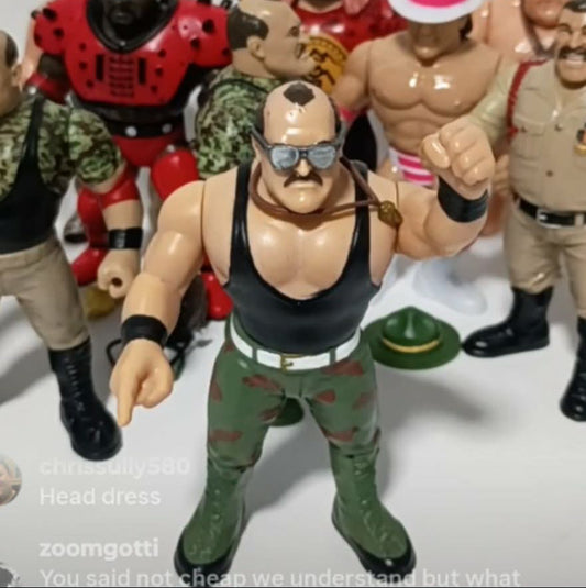 Hasttel Toy Grapplers & Gimmicks Sgt. Slaughter [Throwback Edition]