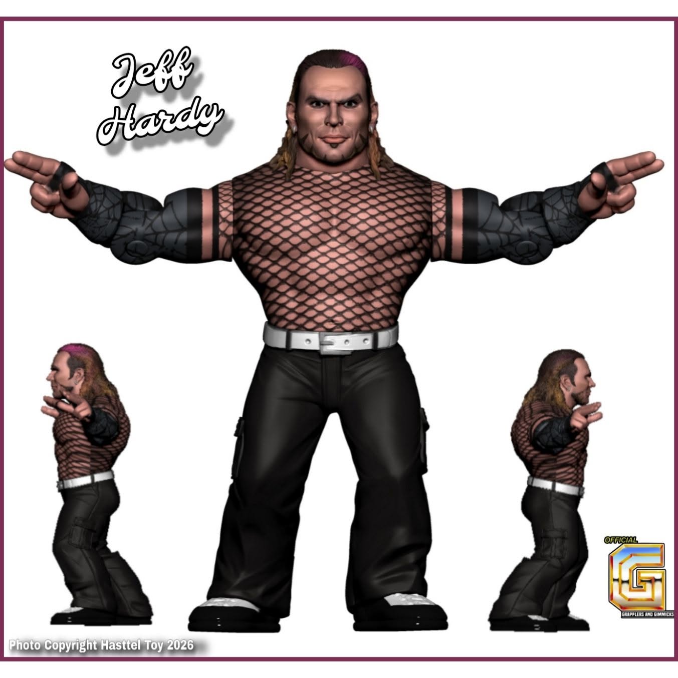 Hasttel Toy Grapplers & Gimmicks Jeff Hardy [1999 Edition]