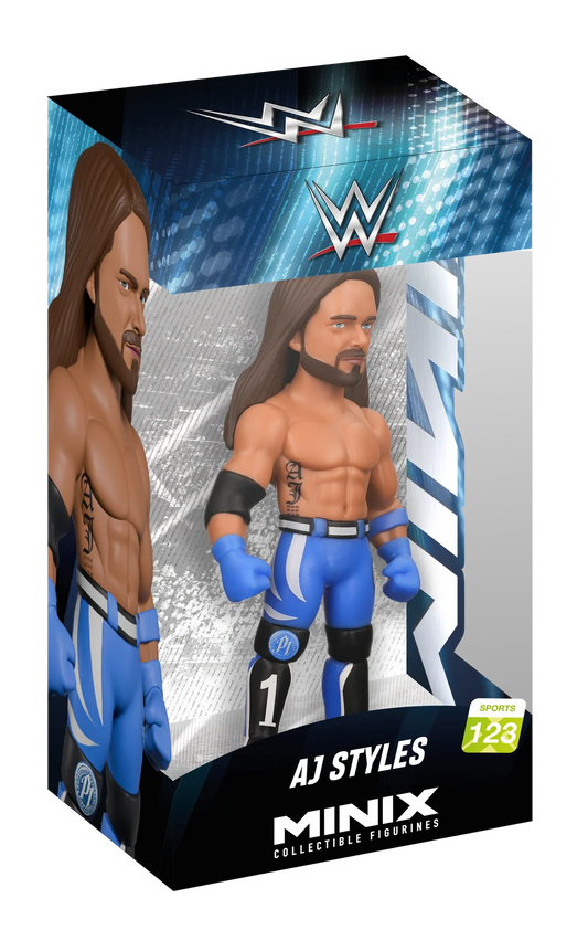 2025 WWE Minix Collectible Figurine Sports #123 AJ Styles