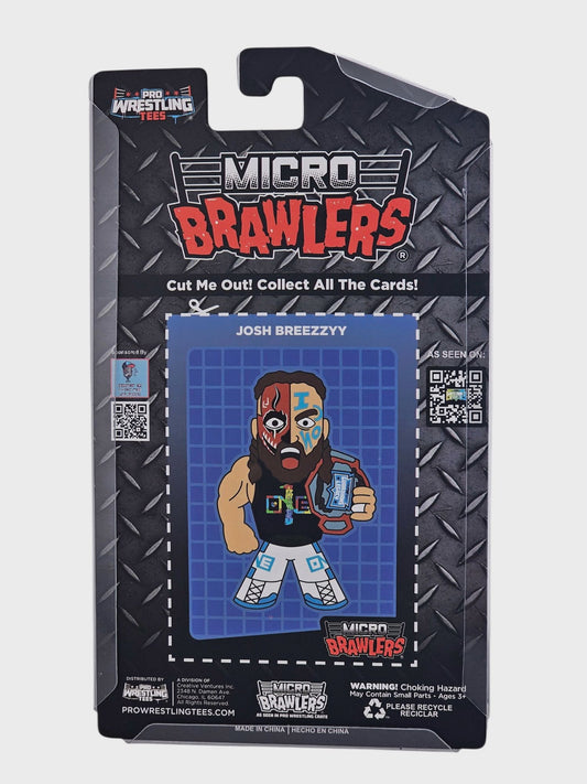 2025 Pro Wrestling Tees Micro Brawlers Limited Edition Josh Breezzyy