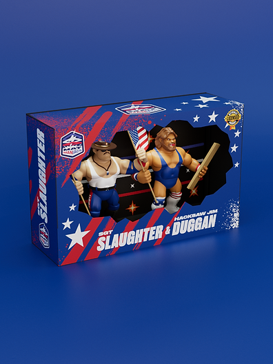 2027 Nerd Closet Mat Maniacs 2-Pack: Sgt. Slaughter & Hacksaw Jim Duggan