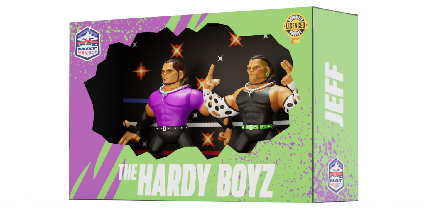 Nerd Closet Mat Maniacs Series 2 Hardy Boyz: Matt Hardy & Jeff Hardy