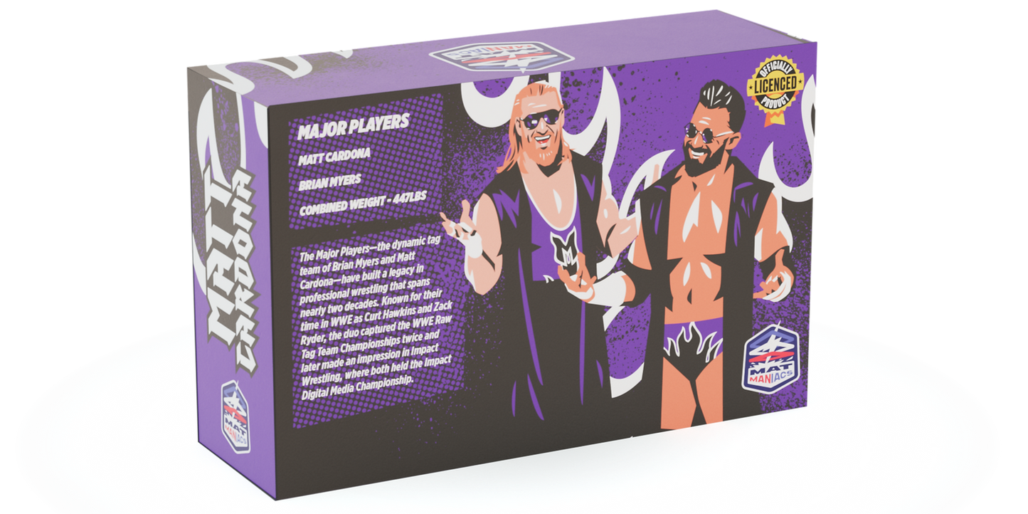 Nerd Closet Mat Maniacs Series 2 Major Players: Brian Myers & Matt Cardona