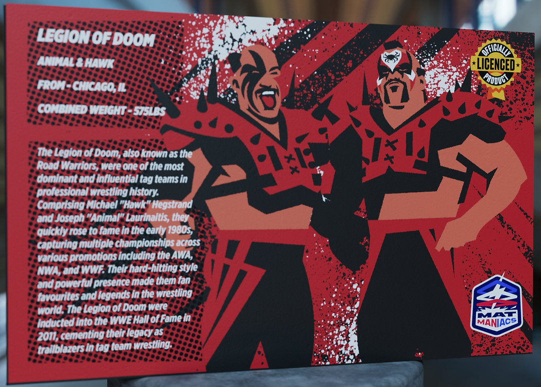 2025 Nerd Closet Mat Maniacs Series 1 Legion of Doom: Hawk