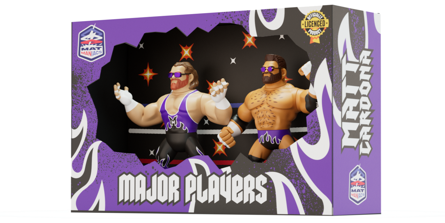 Nerd Closet Mat Maniacs Series 2 Major Players: Brian Myers & Matt Cardona