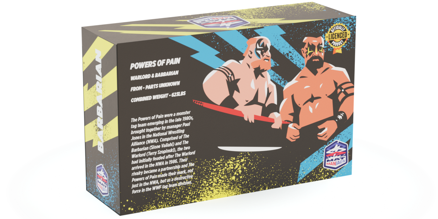Nerd Closet Mat Maniacs Series 2 Powers of Pain: Barbarian & Warlord