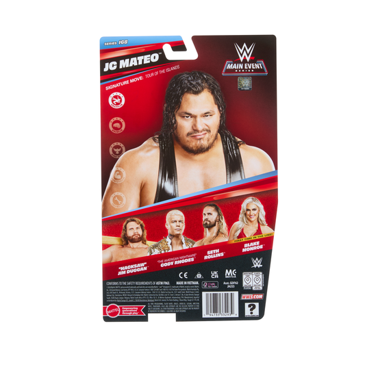 2026 WWE Mattel Main Event Series 168 JC Mateo