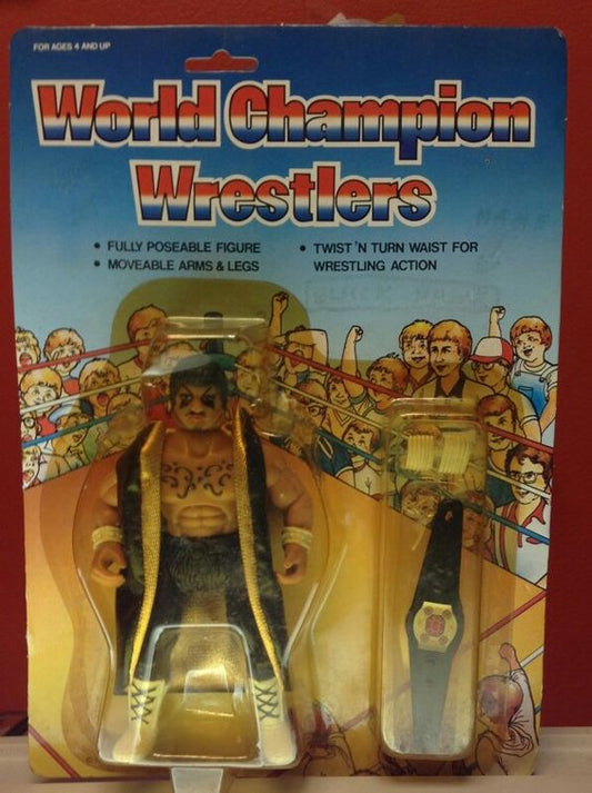 1985 Soma World Champion Wrestlers Black Hawk