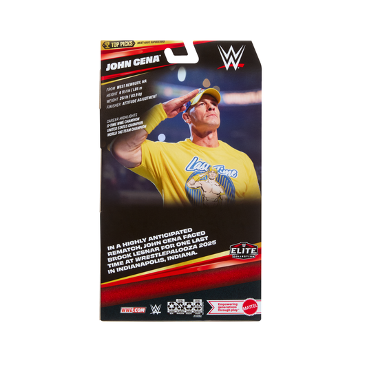 2026 WWE Mattel Elite Collection Top Picks John Cena