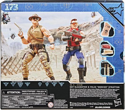 2025 Hasbro GI Joe Classified Series Sgt. Slaughter & Felix "Mercer" Stratton