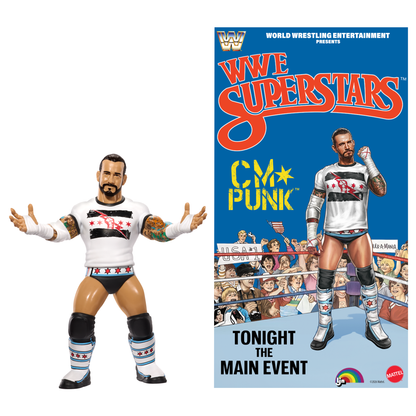 2026 Mattel LJN WWE Superstars Series 4 CM Punk