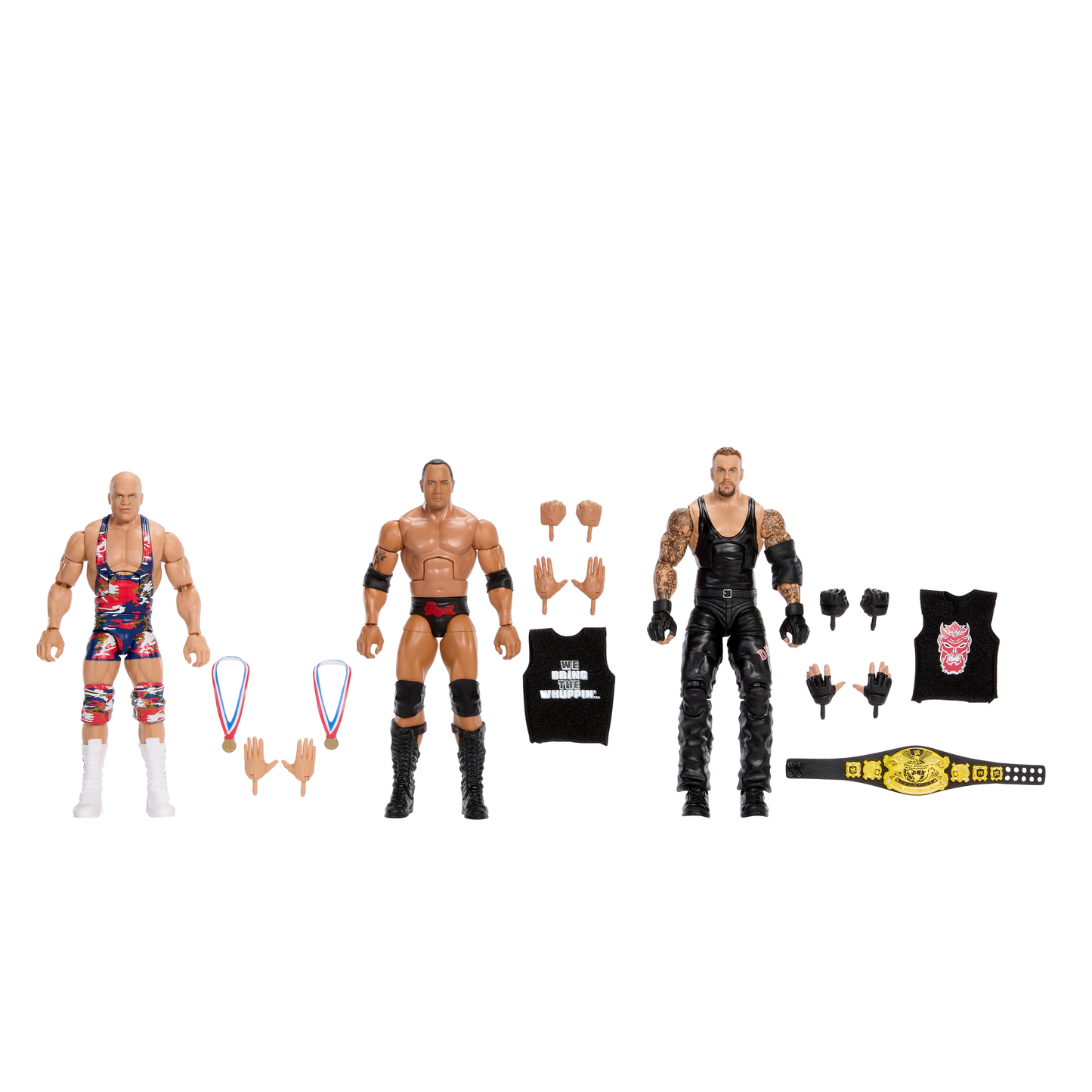 2027 WWE Mattel Elite Collection Vengeance 2002 3-Pack: Kurt Angle, The Rock & Undertaker