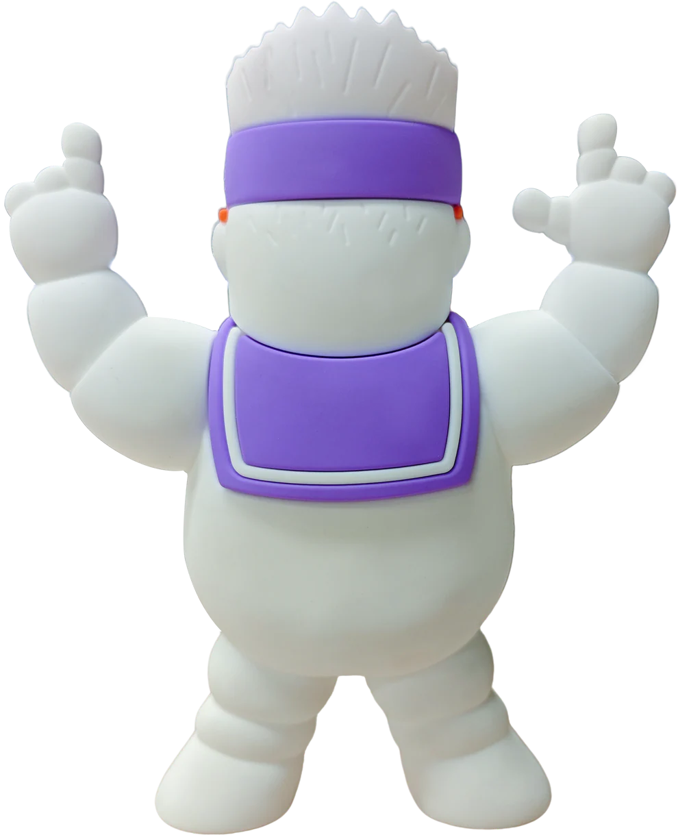 2026 MWFP Pro Wrestling Tees Micro Brawlers 2-Up Marshmallow Broski