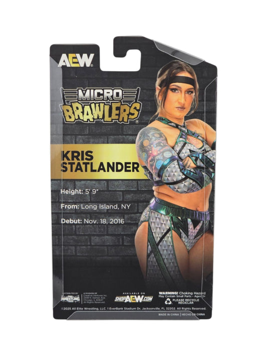 2025 AEW Pro Wrestling Tees Crate Exclusive Kris Statlander Micro Brawler
