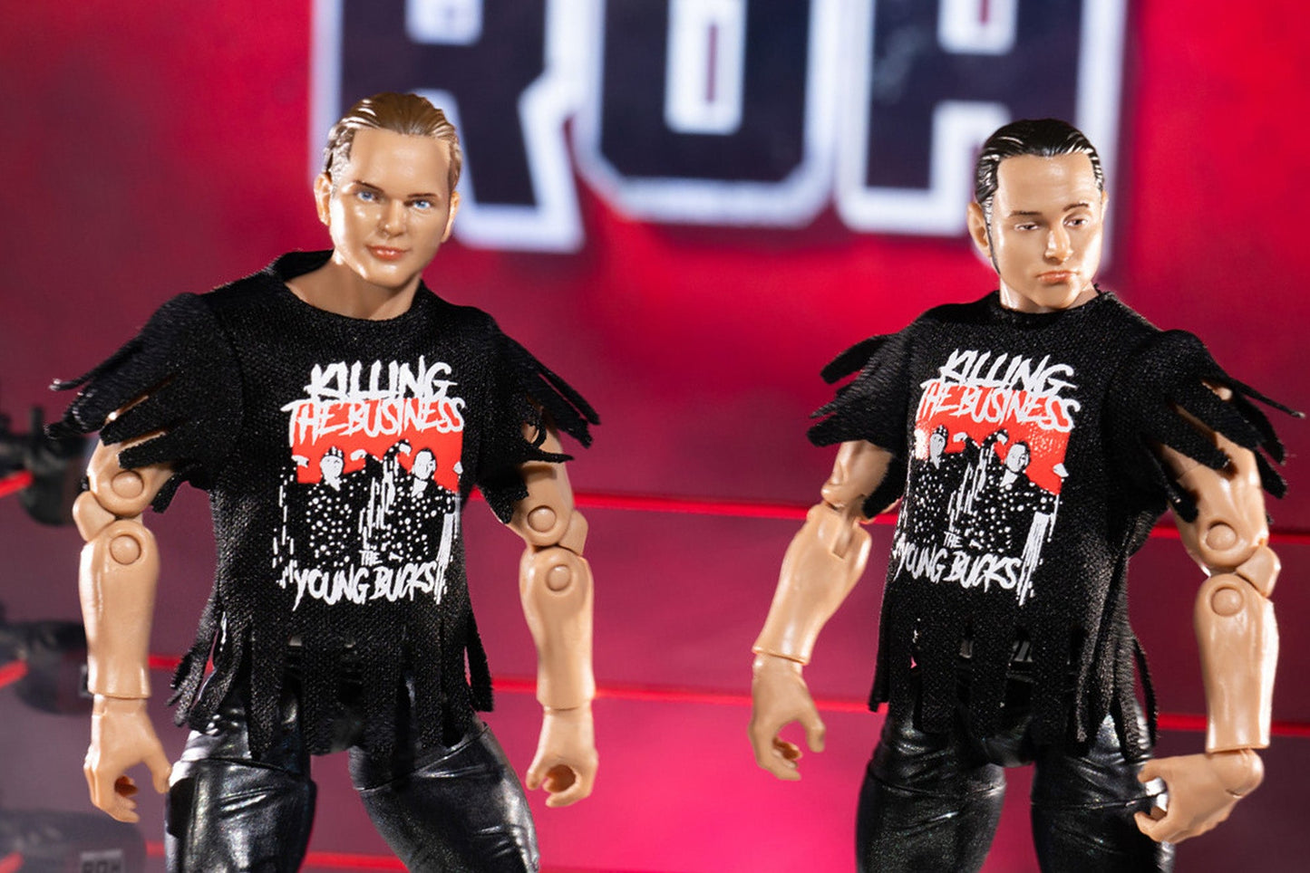 2024 ROH Jazwares Ring of Honor Vault Exclusive Young Bucks 2-Pack: Nick Jackson & Matt Jackson