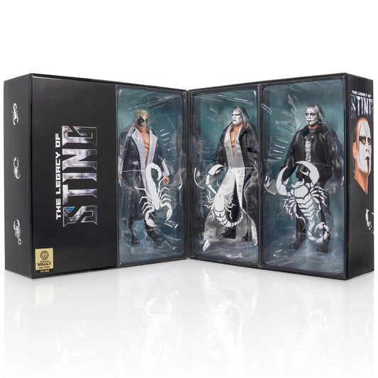 2025 AEW Jazwares Unrivaled Collection Vault Exclusive Legacy of Sting 3-Pack