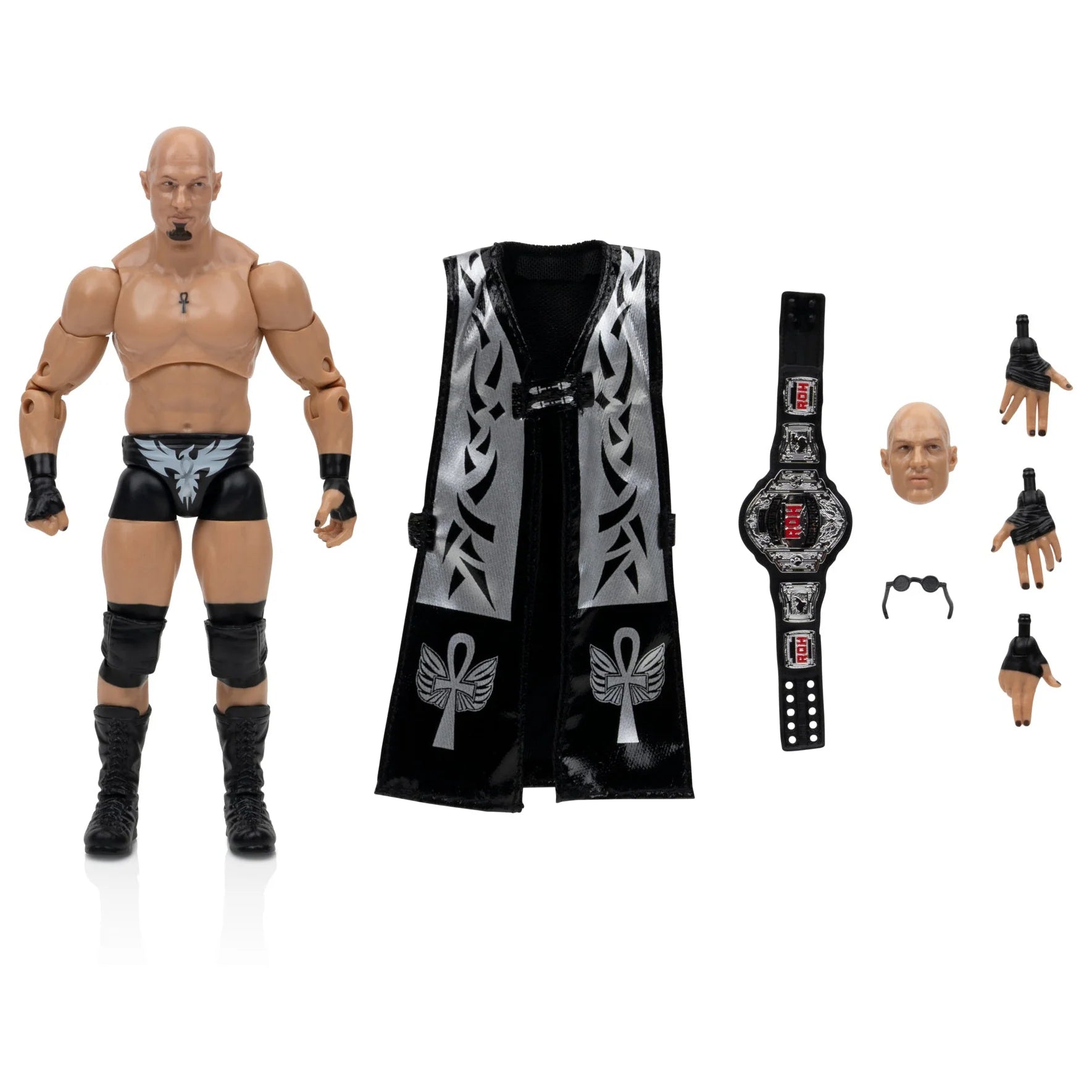 レ*ジ様 WWE フィギュア ザ・ロック アルベルト・デル・リオ ケイン ヨシタ 2026 ROH Jazwares Ring of Honor Vault Exclusive 