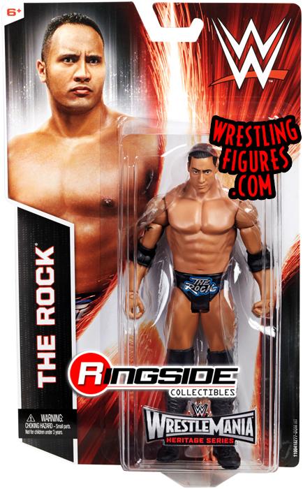 2015 WWE Mattel Basic WrestleMania Heritage Series 3 The Rock