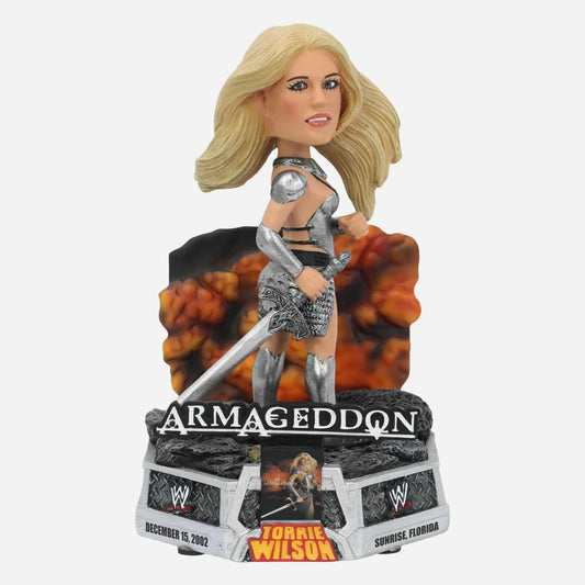 2026 WWE FOCO Bobbleheads Limited Edition "Armageddon 2002 Poster" Torrie Wilson