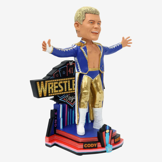 2025 WWE FOCO Bobbleheads Limited Edition WrestleMania 41 Cody Rhodes