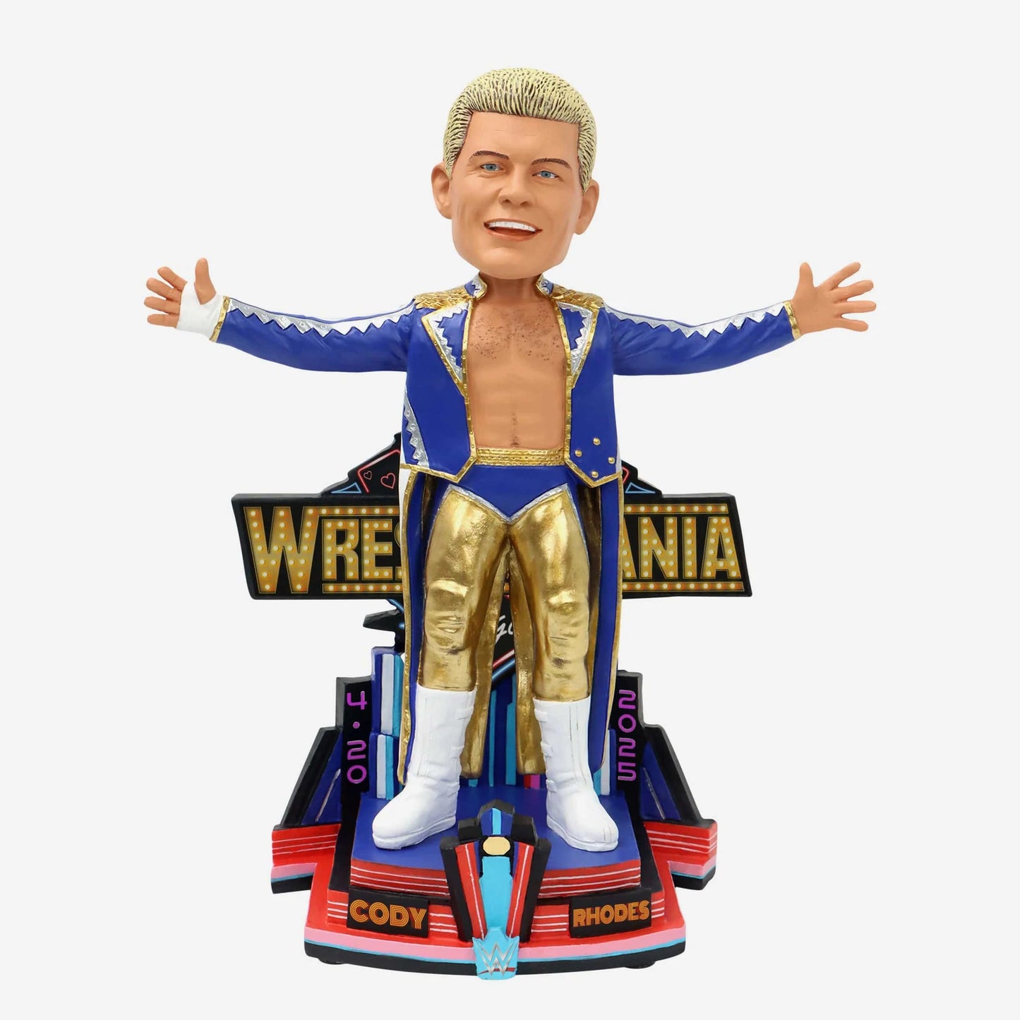 2025 WWE FOCO Bobbleheads Limited Edition WrestleMania 41 Cody Rhodes
