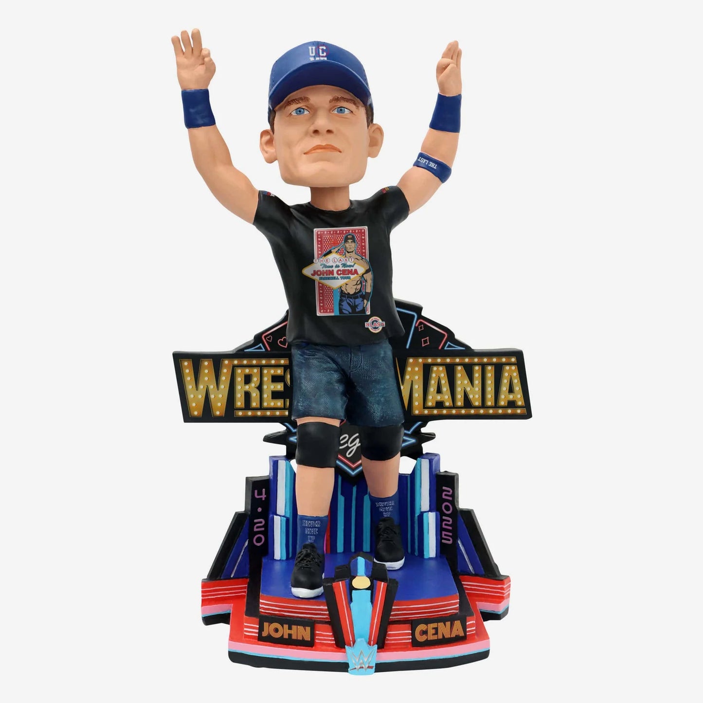 2025 WWE FOCO Bobbleheads Limited Edition WrestleMania 41 John Cena