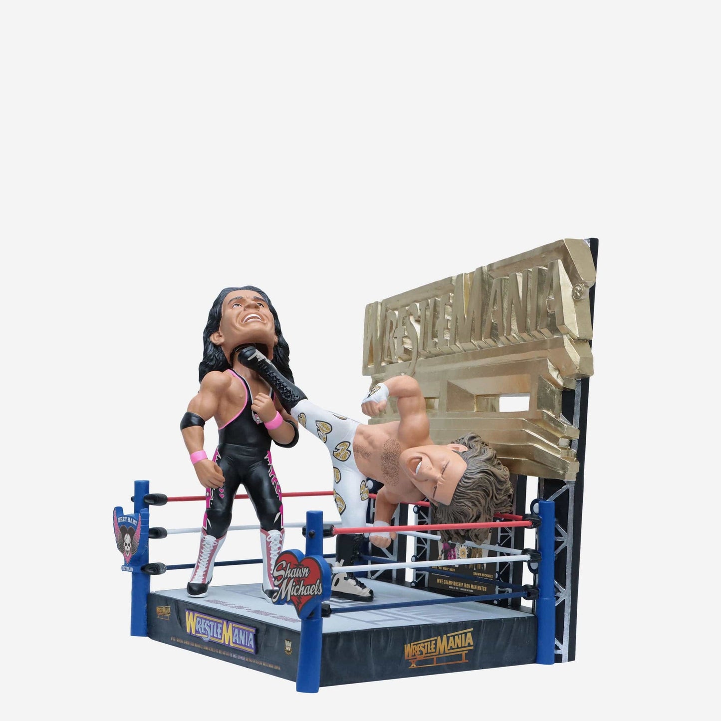 2024 WWE FOCO Bobbleheads Limited Edition WrestleMania XII: Bret Hart vs. Shawn Michaels