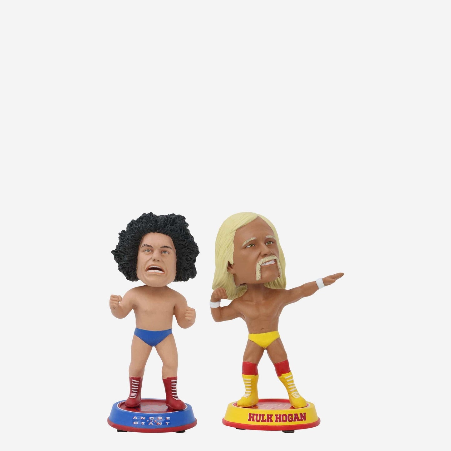 2024 WWE FOCO Mini Bighead Bobblehead 2-Pack: Andre the Giant & Hulk Hogan