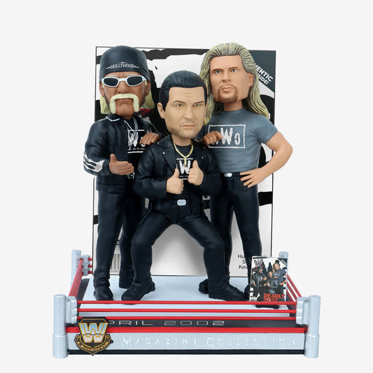 2024 WWE FOCO WWF Magazine Collection Bobblehead "Deadly Pose" nWo: Hulk Hogan, Scott Hall & Kevin Nash
