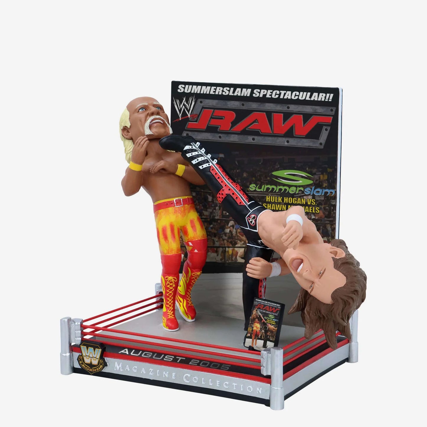 2025 WWE FOCO Magazine Collection Bobblehead "SummerSlam Spectacular" Shawn Michaels vs. Hulk Hogan