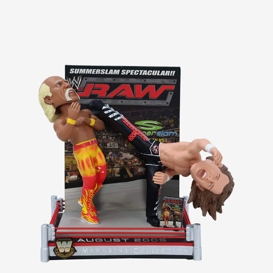2025 WWE FOCO Magazine Collection Bobblehead "SummerSlam Spectacular" Shawn Michaels vs. Hulk Hogan