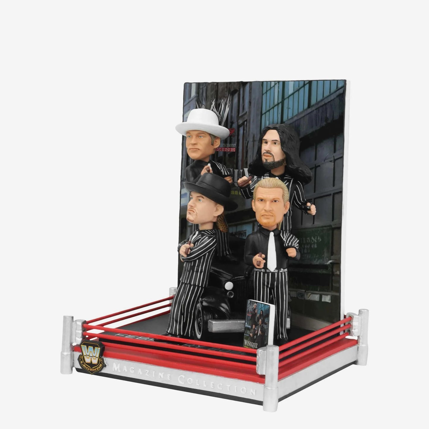 2026 WWE FOCO Magazine Collection Bobblehead "WiseGuyz" Triple H, X-Pac, Billy Gunn & Road Dogg