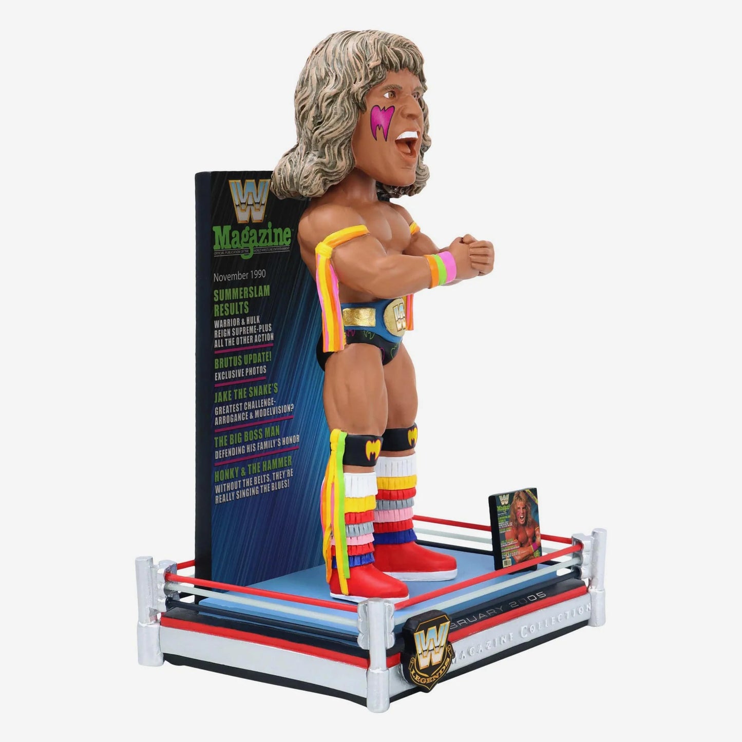 2026 WWE FOCO Magazine Collection Bobblehead "Ultimate Warrior Reigns Supreme"