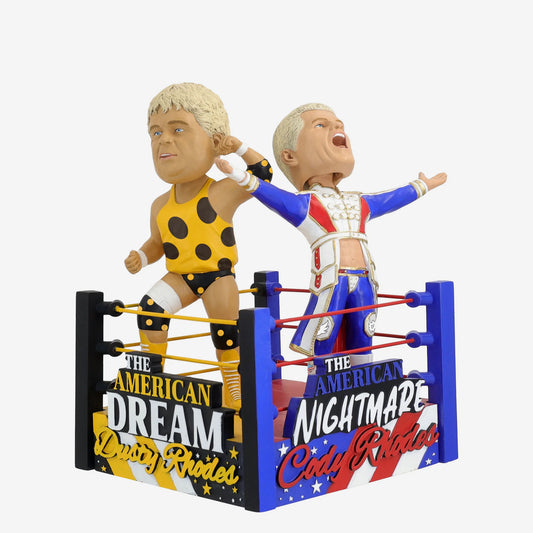 2025 WWE FOCO Bobbleheads Limited Edition Dusty Rhodes & Cody Rhodes