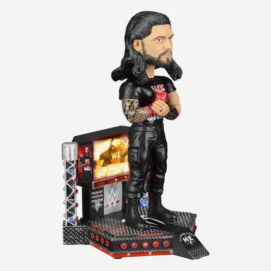 2023 WWE FOCO Bobbleheads Limited Edition Light-Up Stage Roman Reigns